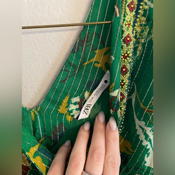 ZARA kaftan beach cover dress - Picture 5 of 8